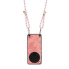 For OPPO Find X8 Ultra Vintage Leather PC Back Cover Phone Case with Crossbody Strap(Pink) - 3