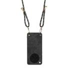 For OPPO Find X8s Vintage Leather PC Back Cover Phone Case with Crossbody Strap(Black) - 3