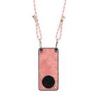 For OPPO Find X8s Vintage Leather PC Back Cover Phone Case with Crossbody Strap(Pink) - 3