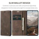 For Xiaomi 14T CaseMe 013 Multifunctional Horizontal Flip Leather Phone Case(Coffee) - 3