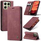 For Xiaomi 14T CaseMe 013 Multifunctional Horizontal Flip Leather Phone Case(Red) - 1