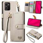 For HMD Skyline Love Zipper Lanyard Leather Phone Case(Gray) - 1