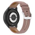 For Xiaomi Watch S4 Sport Stainless Steel Quick Release Buckle 22mm Genuine Leather Watch Band(Dark Pink) - 2