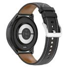 For Xiaomi Watch S4 Sport Stainless Steel Quick Release Buckle 22mm Genuine Leather Watch Band(Black) - 2