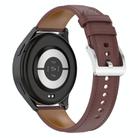 For Xiaomi Watch S4 Sport Stainless Steel Quick Release Buckle 22mm Genuine Leather Watch Band(Dark Brown) - 2