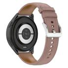 For Garmin Venu 3 Stainless Steel Quick Release Buckle 22mm Genuine Leather Watch Band(Dark Pink) - 2