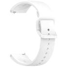 For Redmi Watch 5 Active Color Buckle Pure Color  Silicone Watch Band(White) - 3