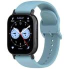 For Redmi Watch 5 Active Color Buckle Pure Color  Silicone Watch Band(Stretch Blue) - 1