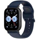 For Redmi Watch 5 Active Color Buckle Pure Color  Silicone Watch Band(Ink Blue) - 1