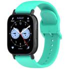 For Redmi Watch 5 Active Color Buckle Pure Color  Silicone Watch Band(Teal Green) - 1