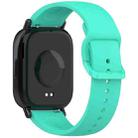 For Redmi Watch 5 Active Color Buckle Pure Color  Silicone Watch Band(Teal Green) - 2