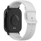 For Redmi Watch 5 Active Color Buckle Pure Color  Silicone Watch Band(Coconut Gray) - 2