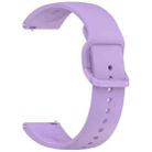 For Redmi Watch 5 Active Color Buckle Pure Color  Silicone Watch Band(Purple) - 3