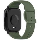 For Redmi Watch 5 Lite Color Buckle Pure Color  Silicone Watch Band(Dark Green) - 2