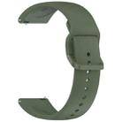 For Redmi Watch 5 Lite Color Buckle Pure Color  Silicone Watch Band(Dark Green) - 3