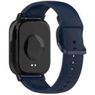 For Redmi Watch 5 Lite Color Buckle Pure Color  Silicone Watch Band(Ink Blue) - 2