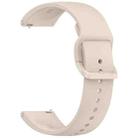 For Redmi Watch 5 Lite Color Buckle Pure Color  Silicone Watch Band(Ivory White) - 3