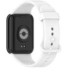 For Xiaomi Smart Band 9 Pro Color Buckle Pure Color Silicone Watch Band(White) - 2