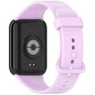 For Xiaomi Smart Band 9 Pro Color Buckle Pure Color Silicone Watch Band(Lilac) - 2