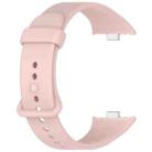 For Xiaomi Smart Band 9 Pro Color Buckle Pure Color Silicone Watch Band(Pink) - 3