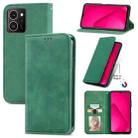 For HMD Skyline Retro Skin Feel Magnetic Flip Leather Phone Case(Green) - 1