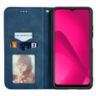 For HMD Skyline Retro Skin Feel Magnetic Flip Leather Phone Case(Blue) - 3