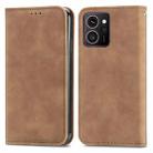 For HMD Skyline Retro Skin Feel Magnetic Flip Leather Phone Case(Brown) - 2