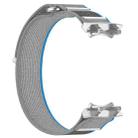 For Amazfit T-Rex 3 Two Tone Nylon Hook and Loop Fastener Watch Band(Blue Gray) - 3