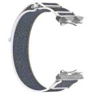 For Amazfit T-Rex 3 Two Tone Nylon Hook and Loop Fastener Watch Band(Green Gray) - 3