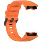 For Amazfit T-Rex 3 Solid Color Needle Buckle Silicone Watch Band(Orange) - 2
