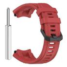 For Amazfit T-Rex 3 Solid Color Needle Buckle Silicone Watch Band(Red) - 3