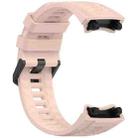 For Amazfit T-Rex 3 Solid Color Needle Buckle Silicone Watch Band(Pink) - 2