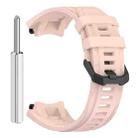 For Amazfit T-Rex 3 Solid Color Needle Buckle Silicone Watch Band(Pink) - 3