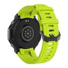 For Amazfit T-Rex 3 Solid Color Needle Buckle Silicone Watch Band(Green) - 2