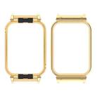 For Xiaomi Smart Band 9 Pro Metal Frame Watch Protective Case(Gold) - 1