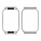 For Xiaomi Smart Band 9 Pro Metal Frame Watch Protective Case(Silver) - 1