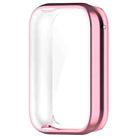 For Xiaomi Smart Band 9 Pro Electroplated Full Coverage TPU Watch Protective Case(Pink) - 3