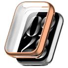 For Xiaomi Smart Band 9 Pro Electroplated Full Coverage TPU Watch Protective Case(Rose Gold) - 1