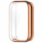 For Xiaomi Smart Band 9 Pro Electroplated Full Coverage TPU Watch Protective Case(Rose Gold) - 3