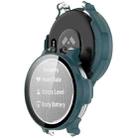 For Garmin Lily 2 Active Tempered Film Integrated PC Watch Protective Case(Pine Green) - 2