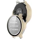 For Garmin Lily 2 Active Tempered Film Integrated PC Watch Protective Case(Ivory White) - 2