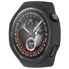 For Huawei Watch GT 5 Pro 46mm Half Coverage PC Hollow Watch Protective Case(Black) - 2