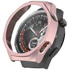 For Huawei Watch GT 5 Pro 46mm Half Coverage PC Hollow Watch Protective Case(Rose Gold) - 1