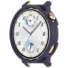 For Huawei Watch GT5 Pro 42MM Half Coverage PC Hollow Watch Protective Case(Midnight Blue) - 2