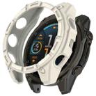 For Garmin Fenix 8 MIP 47mm Solar Armour Hollow TPU Half Coverage Watch Case Solar Version(Starlight) - 1