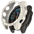 For Garmin Fenix 8 MIP 51mm Solar Armour Hollow TPU Half Coverage Watch Case Solar Version(Starlight) - 1