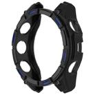 For Garmin Enduro 3 Armour Hollow TPU Half Coverage Watch Protective Case(Black Blue) - 3