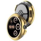 For Google Pixel Watch 3 45mm Diamond Electroplated PC Half Coverage Watch Protective Case(Gold) - 3