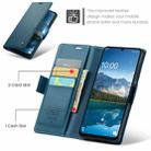 For Samsung Galaxy A06 CaseMe 023 Butterfly Buckle Litchi Texture RFID Anti-theft Leather Phone Case(Blue) - 2