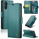 For Samsung Galaxy A16 5G CaseMe 023 Butterfly Buckle Litchi Texture RFID Anti-theft Leather Phone Case(Green) - 1